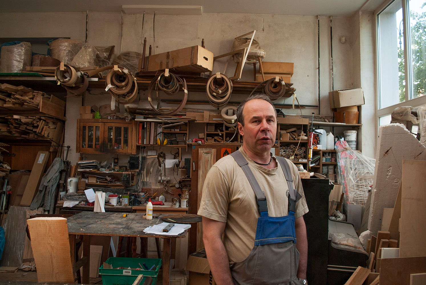 Pracownia stolarska Adama Lamirowskiego, ul. Różana 15 na Mokotowie